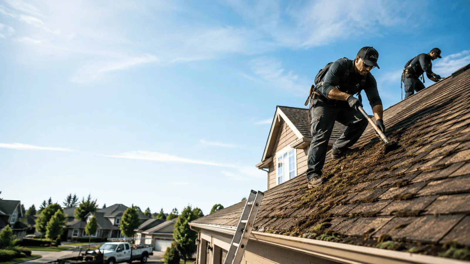 Roof Moss Removal in Saint Johns, OH near me